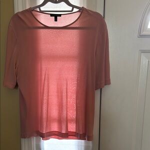 Women’s pale pink blouse in a size small